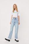 NastyGal Give It to 'Em Straight High-Waisted Jeans thumbnail 2