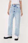 NastyGal Give It to 'Em Straight High-Waisted Jeans thumbnail 3