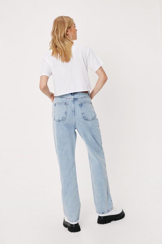 NastyGal Give It to 'Em Straight High-Waisted Jeans 4