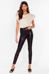 NastyGal Get Coated High-Waisted Skinny Jeans thumbnail 1