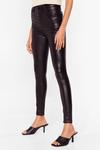 NastyGal Get Coated High-Waisted Skinny Jeans thumbnail 3