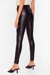 NastyGal Get Coated High-Waisted Skinny Jeans thumbnail 4