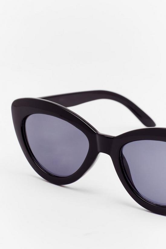 NastyGal Cat Eye Tinted Sunglasses 4