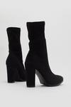 NastyGal Sit Tight Faux Suede Sock Boots thumbnail 3