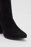 NastyGal Sit Tight Faux Suede Sock Boots thumbnail 4
