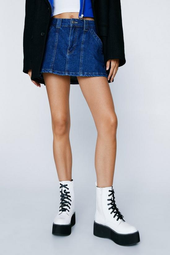 NastyGal Move Up a Gear Platform Patent Boots 1