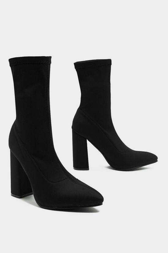 NastyGal It's a Long Way to the Top Sock Boots 3