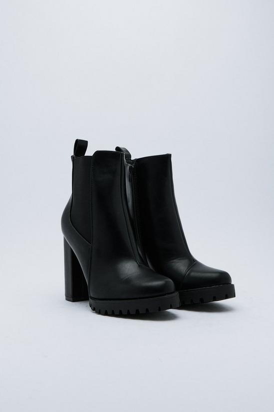NastyGal Top of the World Chunky Chelsea Boot 4