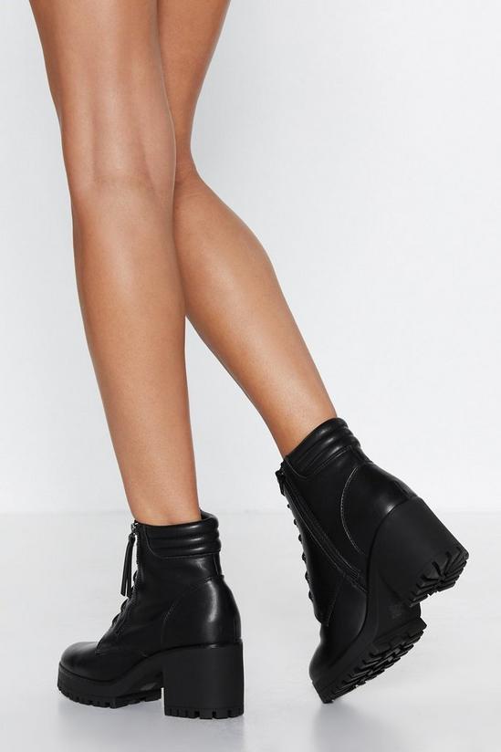 NastyGal Tough Act to Follow Faux Leather Boot 2