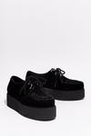 NastyGal Faux Suede Chunky Creeper Shoes thumbnail 3