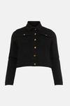 KarenMillen Plus Size Denim Classic Western Jacket thumbnail 5