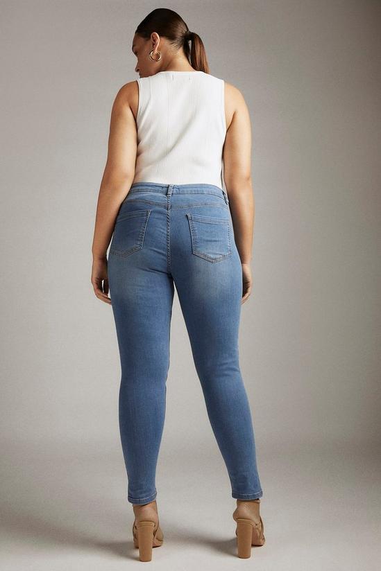 KarenMillen Plus Size High Rise Skinny Jeans 3