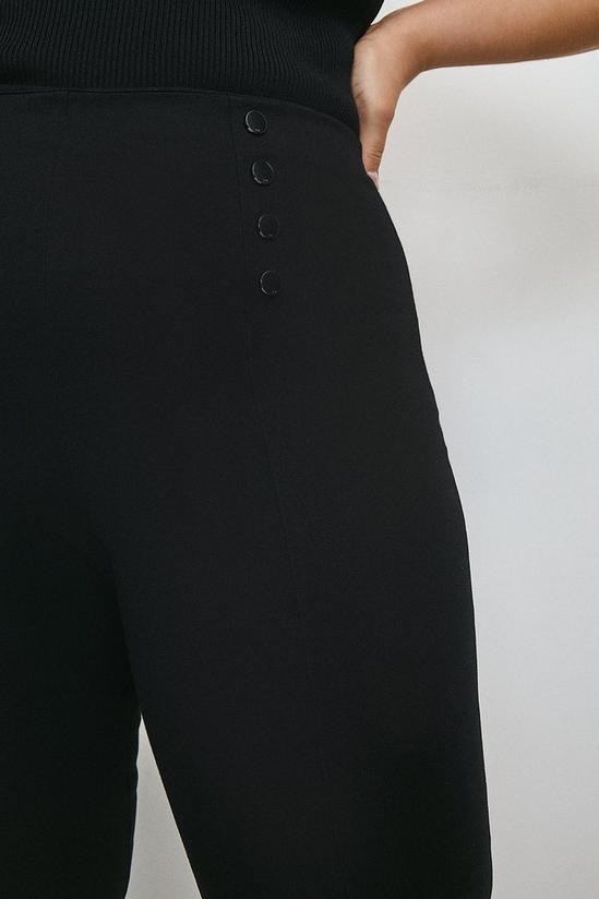 KarenMillen Plus Size Ponte Snap Front Trouser 2
