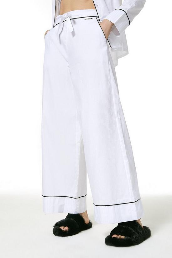 KarenMillen Cotton Stripe Nightwear Trouser 4