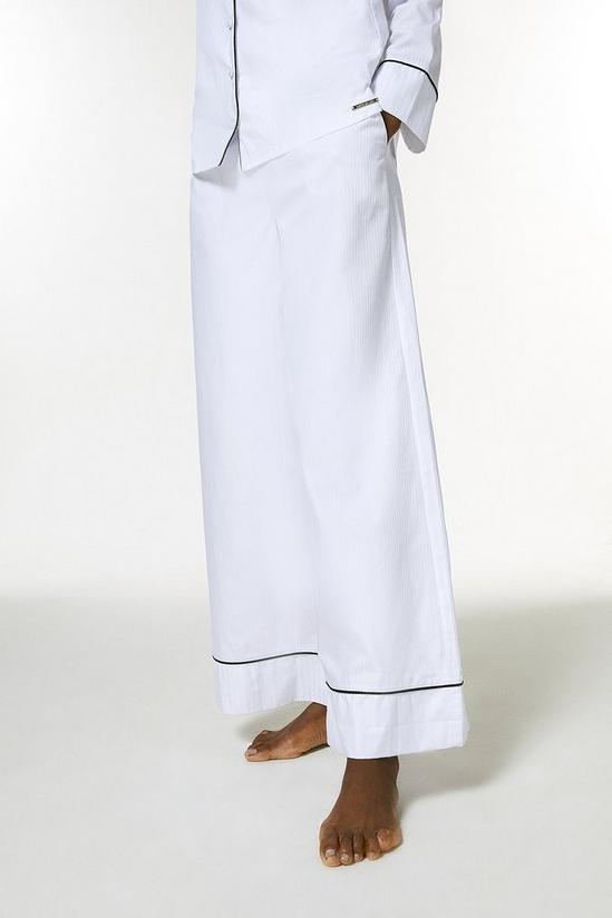 KarenMillen Cotton Stripe Nightwear Trouser 6