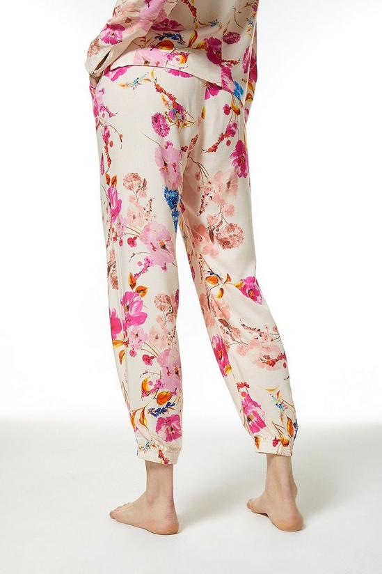 KarenMillen Floral Cuff Nightwear Pant 3