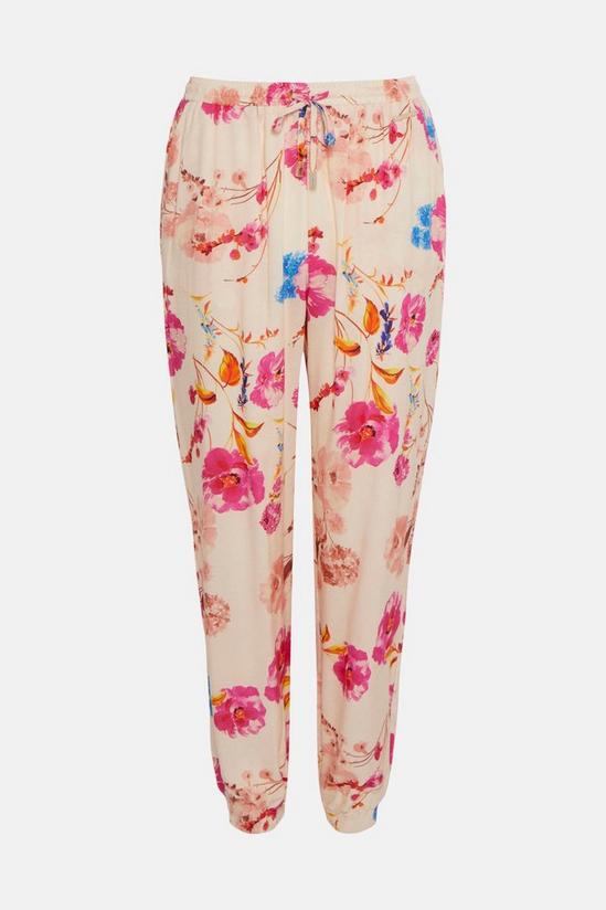 KarenMillen Floral Cuff Nightwear Pant 5