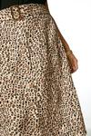 KarenMillen Plus Size Animal Linen Viscose Woven Midi Skirt thumbnail 2