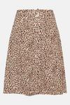 KarenMillen Plus Size Animal Linen Viscose Woven Midi Skirt thumbnail 5