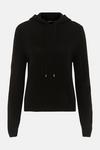 KarenMillen Cashmere Knitted Hoody thumbnail 4