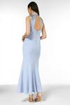 KarenMillen Crystal Embellished Open Back Stretch-Woven Maxi thumbnail 3