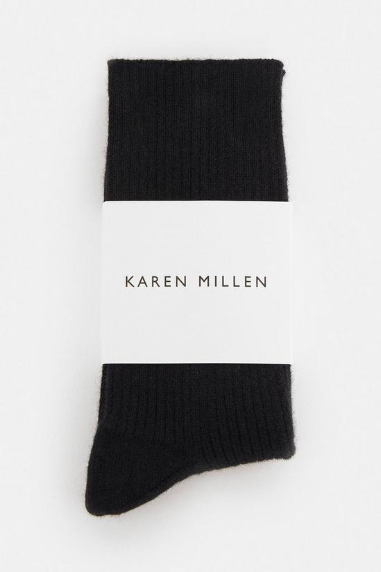 KarenMillen Cashmere Knitted Socks 3