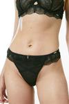 KarenMillen Scallop Embroidery Detailed Thong thumbnail 2