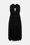 KarenMillen Plus Size Multiway Slinky Jersey Midi Dress thumbnail 5