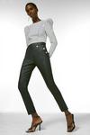 KarenMillen Coated Button Front Jegging thumbnail 1