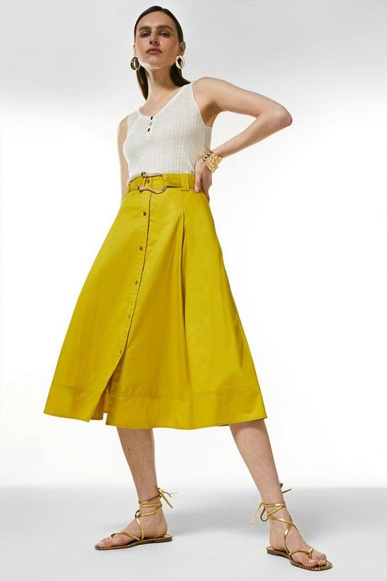 KarenMillen Cotton Utility Skirt 1