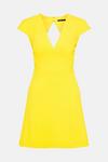 KarenMillen Plunge Front Figure Form Woven Crepe Dress thumbnail 5