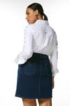 KarenMillen Plus Size 5 Pocket Denim Skirt thumbnail 3