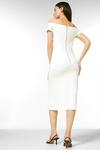 KarenMillen Italian Structured Jersey Zip Bardot Dress thumbnail 3