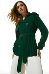 KarenMillen Short Soft Pleated Trench thumbnail 1
