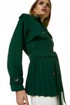 KarenMillen Short Soft Pleated Trench thumbnail 2