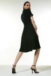 KarenMillen Soft Tailored Pleat Shirt Midi Dress thumbnail 3
