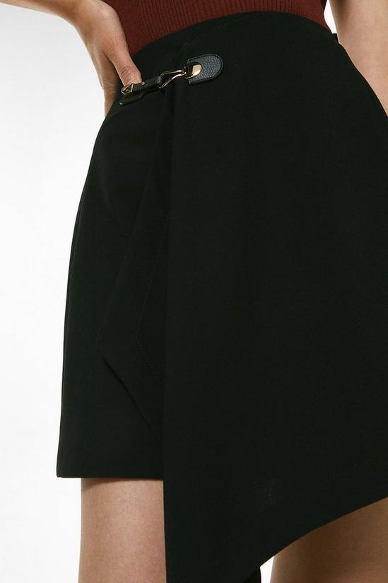 KarenMillen Draped Buckle Detail Skirt 2
