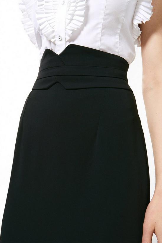 KarenMillen Luxe Viscose High Waist Pencil Skirt 2