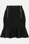 KarenMillen Knit Zip Flippy Skirt Made With Yarn thumbnail 5