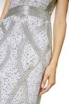 KarenMillen Beaded Embellished Woven Midi Dress thumbnail 5