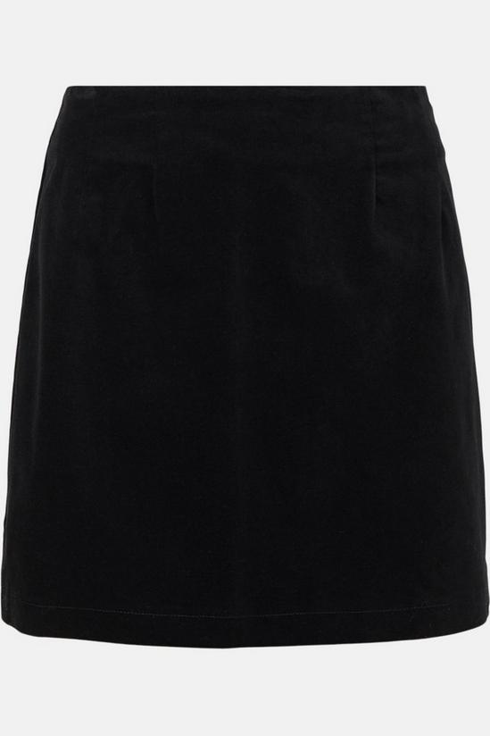KarenMillen Velvet Woven Short Skirt 4