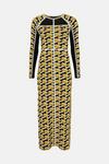 KarenMillen Geo Jacquard Knit Column Dress thumbnail 4