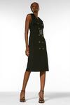 KarenMillen Belted Trench Pencil Midi Dress thumbnail 1