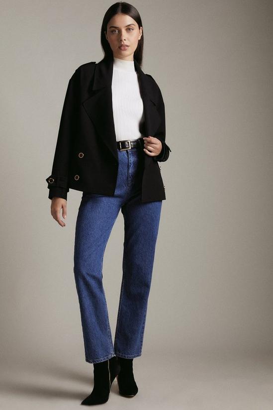 KarenMillen Compact Twill Relaxed Tailored Jacket 4