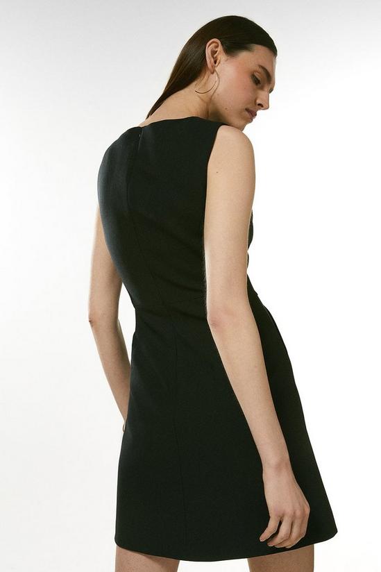 KarenMillen Compact Tailored Contrast Pop On Dress 3