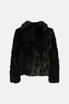 KarenMillen Patched Faux Fur Short Coat thumbnail 4