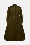 KarenMillen Lydia Millen Plus Size Skirt Maxi Quilted Coat thumbnail 4