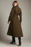 KarenMillen Lydia Millen Full Skirt Maxi Quilted Coat thumbnail 4
