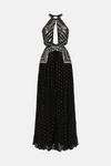 KarenMillen Premium Beaded & Embellished Drama Maxi Dress thumbnail 5