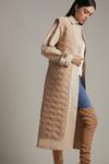 KarenMillen Quilted Hybrid Trench Coat thumbnail 4
